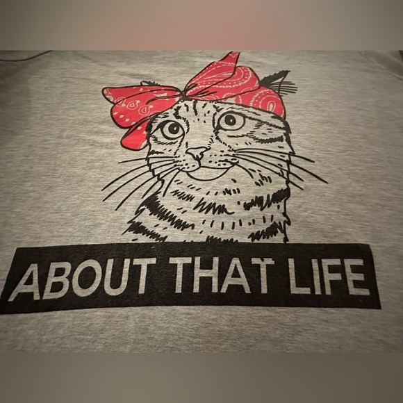 Electric Happy Cat Crew Neck Sweatshirt - Size XL - Picture 10 of 10